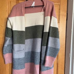 Dreamers Striped Cardigan